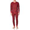 imageFruit of the Loom Mens Recycled Waffle Thermal Underwear Set Top and BottomBuffalo Plaid