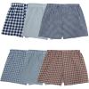 imageFruit of the Loom Mens Tag Free Woven Boxer Shorts Relaxed Fit Moisture Wicking Assorted Color MultipacksAssorted Gingham Stripe