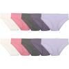 imageFruit of the Loom Womens Cotton Blend Bikini UnderwearBikini  Cotton Blend  10 Pack  PinkGrayPurple