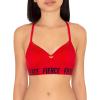 imageFruit of the Loom Womens Seamless WireFree PushUp Bra  Soft Comfortable ampamp SupportiveRed Crantastic