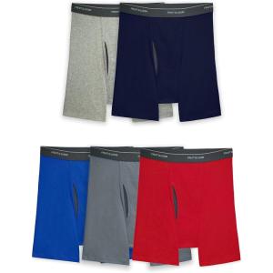 imageFruit of the Loom Mens Coolzone Boxer Briefs Moisture Wicking ampamp Breathable Assorted Color Multipacks5 Pack  Assorted Colors