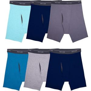 imageFruit of the Loom Mens Coolzone Boxer Briefs Moisture Wicking ampamp Breathable Assorted Color Multipacks6 Pack  Assorted Colors