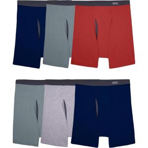 imageFruit of the Loom Mens Coolzone Boxer Briefs Moisture Wicking ampamp Breathable Assorted Color Multipacks6 Pack  Covered Waistband