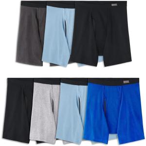 imageFruit of the Loom Mens Coolzone Boxer Briefs Moisture Wicking ampamp Breathable Assorted Color Multipacks7 Pack  Covered Waistband