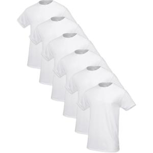 imageFruit of the Loom Mens Premium Big ampamp Tall UndershirtsTall Man  Crew  6 Pack White