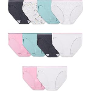 imageFruit of the Loom Womens Eversoft Cotton Bikini Underwear Tag Free ampamp Breathable Cotton10 PackColors May Vary 5