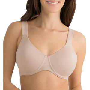 imageFruit of the Loom Womens Full Coverage AntiGravity Bra  WireFree Cotton for Ultimate ComfortSand