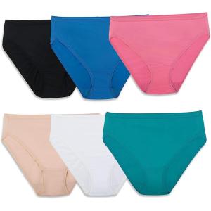 imageFruit of the Loom Womens Microfiber Underwear Lightweight ampamp Sleek Available in Plus SizeAssorted