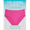 imageFruit of the Loom Womens Breathable Underwear Moisture Wicking Keeps You Cool ampamp Comfortable Available in Plus SizeMicro Mesh  Bikini  8 Pack  WhiteBluePurple