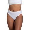 imageFruit of the Loom Womens Breathable Underwear Moisture Wicking Keeps You Cool ampamp Comfortable Available in Plus SizeMicro Mesh  Hi Cut  6 Pack  Colors May Vary