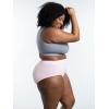 imageFruit of the Loom Womens Breathable Underwear Moisture Wicking Keeps You Cool ampamp Comfortable Available in Plus SizeMicro Mesh  Plus Size Brief  10 Pack  BlackBluePurple