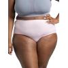 imageFruit of the Loom Womens Breathable Underwear Moisture Wicking Keeps You Cool ampamp Comfortable Available in Plus SizeMicro Mesh  Plus Size Brief  10 Pack  BlackBluePurple