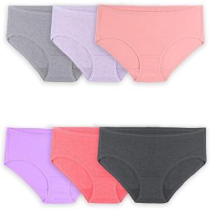 imageFruit of the Loom Womens 360 Underwear High Performance Stretch for Effortless Comfort Available in Plus SizeCotton Blend  Hipster  6 Pack  Colors May Vary