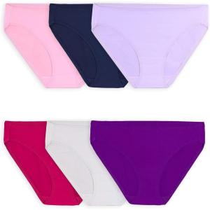 imageFruit of the Loom Womens 360 Underwear High Performance Stretch for Effortless Comfort Available in Plus SizeMicrofiber  Bikini  6 Pack  Colors May Vary
