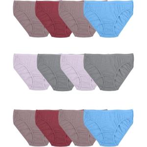 imageFruit of the Loom Womens Beyondsoft Underwear Super Soft Designed with Comfort in Mind Available in Plus SizeBikini  Cotton Blend  12 Pack  Colors May Vary