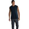 imageFruit of the Loom Mens Eversoft Cotton Sleeveless T Shirts Breathable ampamp Moisture Wicking with Odor Control Sizes S4xMuscle  2 Pack  Black Heather