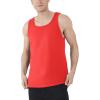 imageFruit of the Loom Mens Eversoft Cotton Sleeveless T Shirts Breathable ampamp Moisture Wicking with Odor Control Sizes S4xTank  2 Pack  Red