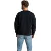 imageFruit of the Loom Mens Eversoft Fleece Crewneck Sweatshirts Moisture Wicking ampamp Breathable Sizes S4xGarment Dyed Black Ink