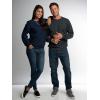 imageFruit of the Loom Mens Eversoft Fleece Crewneck Sweatshirts Moisture Wicking ampamp Breathable Sizes S4xMellow Blue