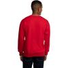 imageFruit of the Loom Mens Eversoft Fleece Crewneck Sweatshirts Moisture Wicking ampamp Breathable Sizes S4xRed