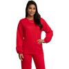 imageFruit of the Loom Mens Eversoft Fleece Crewneck Sweatshirts Moisture Wicking ampamp Breathable Sizes S4xRed