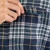 imageFruit of the Loom Mens Flannel Pajama Sleep SetNavyGreen Plaid