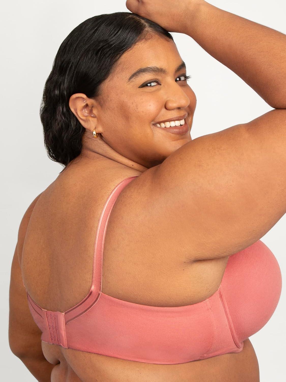 imageFruit of the Loom Womens Fit for Me Collection Plus Size Cotton TShirt Bra  Comfort ampamp Style for Every BodyDesert Dusk