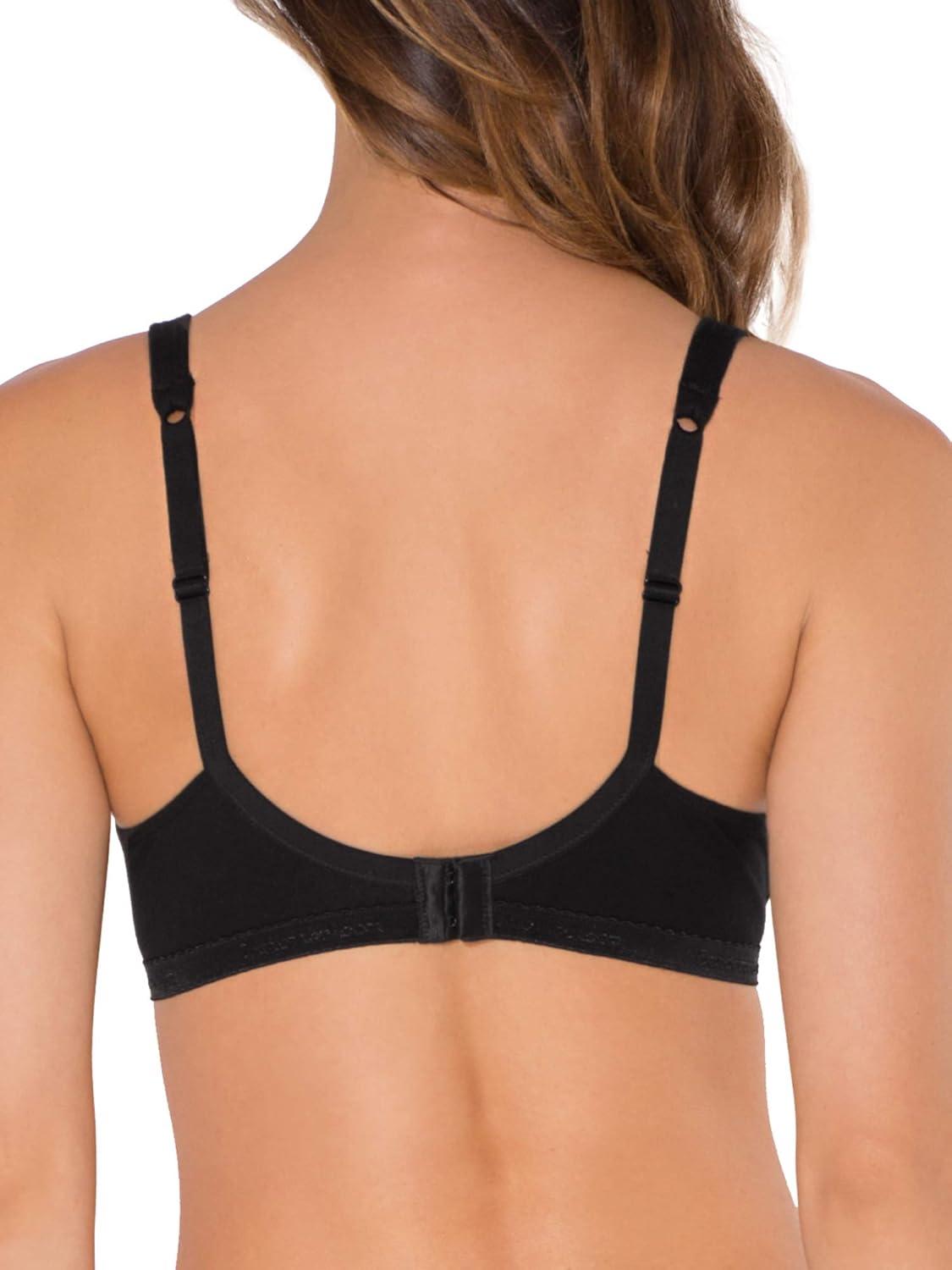 imageFruit of the Loom Womens MultiPack Unlined Underwire Cotton BraBlack Hue Sand