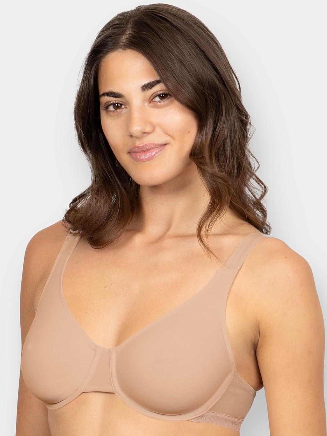 imageFruit of the Loom Womens MultiPack Unlined Underwire Cotton BraBlack HueSandWhite 86ck