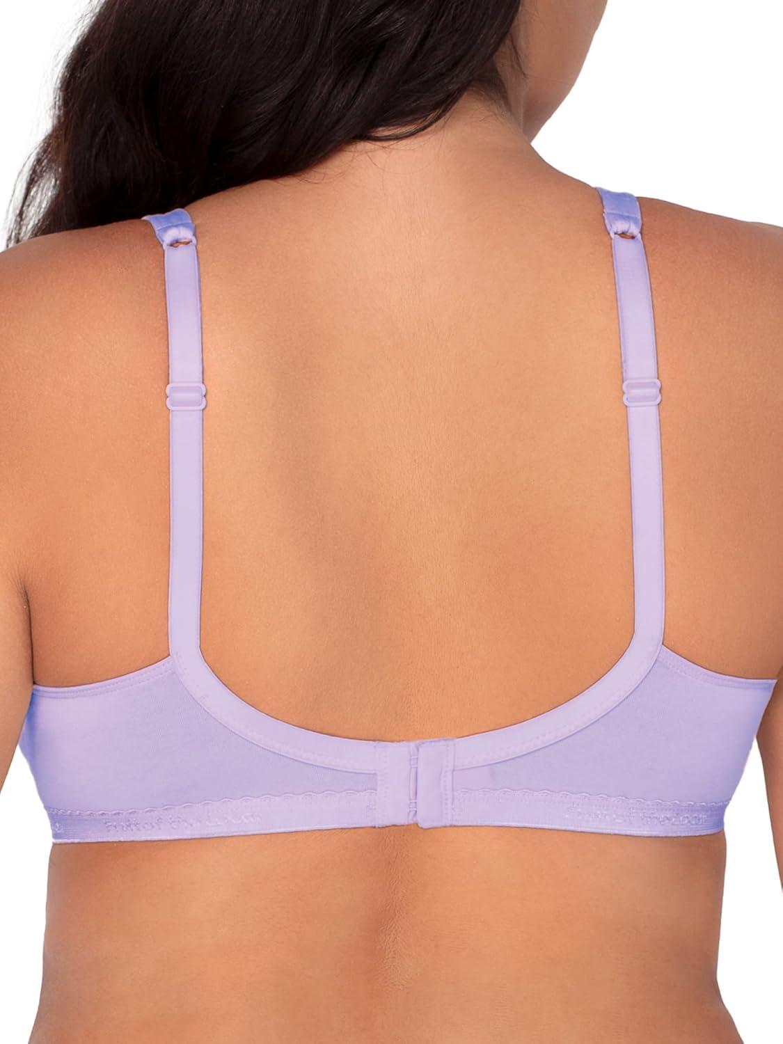 imageFruit of the Loom Womens MultiPack Unlined Underwire Cotton BraDesert DuskGreyLilac Whisper
