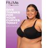 imageFruit of the Loom Womens Fit for Me Collection Plus Size Cotton TShirt Bra  Comfort ampamp Style for Every BodyHeather Grey