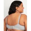 imageFruit of the Loom Womens Fit for Me Collection Plus Size Cotton TShirt Bra  Comfort ampamp Style for Every BodyHeather Grey