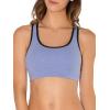 imageFruit of the Loom Womens MultiPack Tank Top Style Sports BraBlue Gem Heather With BlackWhiteGrey