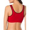imageFruit of the Loom Womens MultiPack Tank Top Style Sports BraRed Hot With BlackWhiteBlack