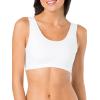 imageFruit of the Loom Womens MultiPack Tank Top Style Sports BraRed Hot With BlackWhiteBlack