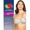 imageFruit of the Loom Womens MultiPack Unlined Underwire Cotton BraDancing RosebudsLilasGrey