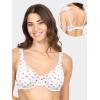 imageFruit of the Loom Womens MultiPack Unlined Underwire Cotton BraDancing RosebudsLilasGrey
