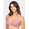 imageFruit of the Loom Womens MultiPack Unlined Underwire Cotton BraDancing RosebudsLilasGrey