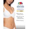 imageFruit of the Loom Womens MultiPack Unlined Underwire Cotton BraDesert DuskGreyLilac Whisper