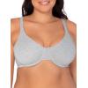 imageFruit of the Loom Womens MultiPack Unlined Underwire Cotton BraDesert DuskGreyLilac Whisper