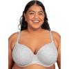 imageFruit of the Loom Womens Fit for Me Collection Plus Size Cotton TShirt Bra  Comfort ampamp Style for Every BodyHeather Grey
