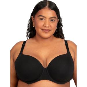 imageFruit of the Loom Womens Fit for Me Collection Plus Size Cotton TShirt Bra  Comfort ampamp Style for Every BodyBlack Hue