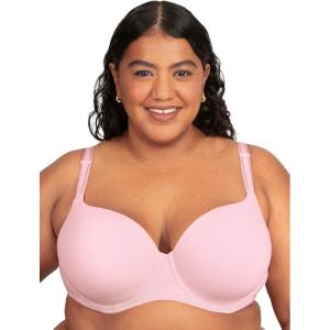 imageFruit of the Loom Womens Fit for Me Collection Plus Size Cotton TShirt Bra  Comfort ampamp Style for Every BodyBlushing Rose