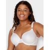 imageFruit of the Loom Womens Smooth Cotton TShirt Bra  UltraSoft Flexible and Invisible Under TeesBlackWhiteGrey Heather