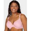 imageFruit of the Loom Womens Smooth Cotton TShirt Bra  UltraSoft Flexible and Invisible Under TeesBlushing RoseWhiteGrey Heather