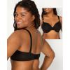 imageFruit of the Loom Womens Smooth Cotton TShirt Bra  UltraSoft Flexible and Invisible Under TeesLilac WhisperPurple VelvetBlack