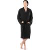 imageFruit of the Loom mens Lightweight French Terry RobeBlack
