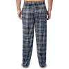 imageFruit of the Loom mens Microsuede Fleece Sleep Pajama Pants 2packNavyGreen Plaid