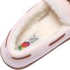 imageFruit of the Loom Womens Moccasin IndoorOutdoor Memory Foam Microsuede Black XLarge SlipperBlush