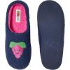 imageFruit of the Loom Womens Slipper Sherpa Grape Design Clog Memory Foam Navy XLargeNavy